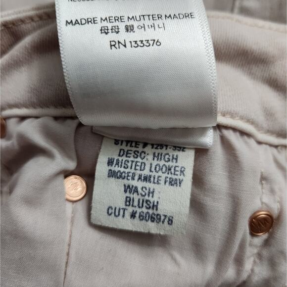 Mother High Waisted Looker Dagger Ankle Fray Pretty Just Strolled In The City - Picture 7 of 11